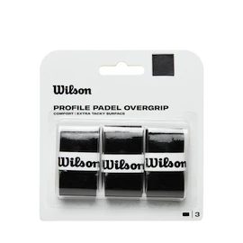 Grip tape supérieur Wilson Profile Padel Overgrip Black