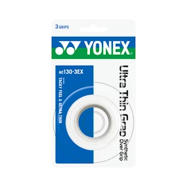 Grip tape supérieur Yonex Ultra Thin Grap White (3 Pack)