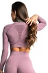 Haut pour femme Gym Glamour  Crop-Top wild rose