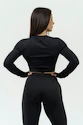 Haut pour femme Nebbia Intense Women's Long Sleeve Crop Top Perform 839 Black