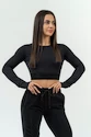 Haut pour femme Nebbia Intense Women's Long Sleeve Crop Top Perform 839 Black