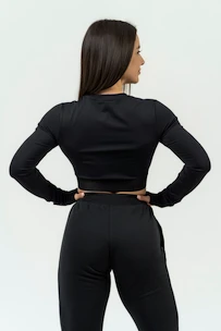 Haut pour femme Nebbia Intense Women's Long Sleeve Crop Top Perform 839 Black XS