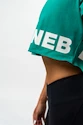 Haut pour femme Nebbia POWERHOUSE Oversized Crop Top green