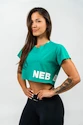 Haut pour femme Nebbia POWERHOUSE Oversized Crop Top green