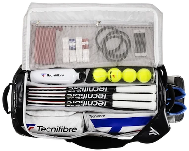 Housse de raquettes Tecnifibre  Tour Endurance Rackpack XL White