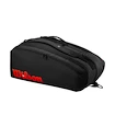 Housse de raquettes Wilson  Clash V3 15PK Racquet Bag Black/Infrared