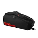 Housse de raquettes Wilson  Clash V3 6PK Racquet Bag Black/Infrared