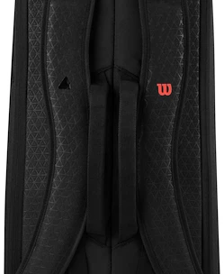 Housse de raquettes Wilson  Clash V3 6PK Racquet Bag Black/Infrared