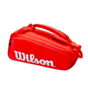 Housse de raquettes Wilson  Super Tour 6 Pack Red