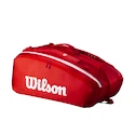 Housse de raquettes Wilson  Super Tour Red 15PK 2025