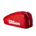 Housse de raquettes Wilson  Super Tour Red 6PK 2025