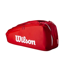 Housse de raquettes Wilson Super Tour Red 6PK 2025