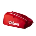 Housse de raquettes Wilson  Super Tour Red 9PK 2025