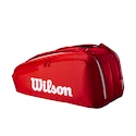 Housse de raquettes Wilson  Super Tour Red 9PK 2025