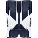 Jambières de gardien de but Bauer Supreme M5PRO - MTO white/navy Intermediate