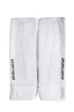 Jambières de gardien de but Bauer Supreme Shadow White Senior