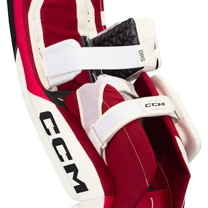 Jambières de gardien de but CCM Axis F9 Black/Red/White Intermediate