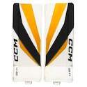 Jambières de gardien de but CCM Axis F9 Black/Yellow Intermediate