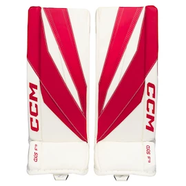 Jambières de gardien de but CCM Axis F9 Red/White Senior