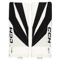 Jambières de gardien de but CCM Axis F9 White/Black Senior