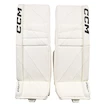 Jambières de gardien de but CCM Eflex 6.5 White Junior 28 + 1 pouce