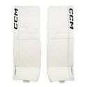 Jambières de gardien de but CCM Eflex 6.9 White Senior