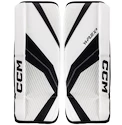 Jambières de gardien de but CCM YTflex 3 White/White/Black/Black Youth