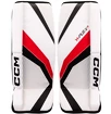 Jambières de gardien de but CCM YTflex 3 White/White/Red/Black Youth