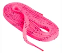 Lacets de hockey cirés Sportstape  70N Double Tracer Waxed Lace Pink  213 cm