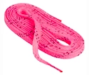 Lacets de hockey cirés Sportstape  70N Double Tracer Waxed Lace Pink  244 cm