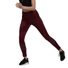 Leggings pour femme adidas Own The Run Radically Reflective 7/8 Tights Shadow Red