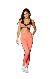 Leggings pour femme Gym Glamour Legíny vysoký pas oranžové