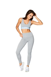 Leggings pour femme Gym Glamour Legíny vysoký pas šedé