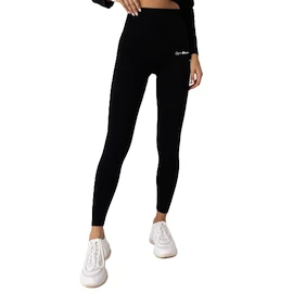 Leggings pour femme GymBeam FLO Ribbed Leggings Black