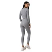 Leggings pour femme GymBeam  FLO Ribbed Leggings Grey