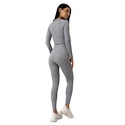 Leggings pour femme GymBeam  FLO Ribbed Leggings Grey