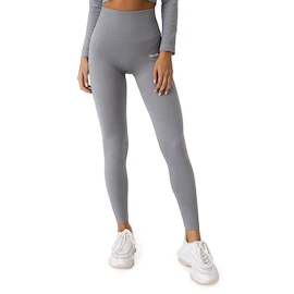 Leggings pour femme GymBeam FLO Ribbed Leggings Grey