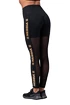 Leggings pour femme Nebbia  Gold Mesh leggings 829 black