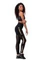 Leggings pour femme Nebbia  Gold Mesh leggings 829 black