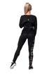 Leggings pour femme Nebbia  Gold Print leggings 827 black