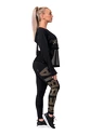 Leggings pour femme Nebbia  Gold Print leggings 827 black