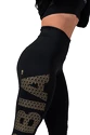 Leggings pour femme Nebbia  Gold Print leggings 827 black