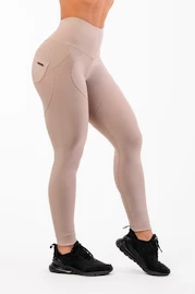 Leggings pour femme Nebbia High Waist & Lifting Effect Bubble Butt Pants cream