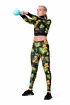 Leggings pour femme Nebbia  High-waist performance leggings 567 jungle green