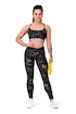 Leggings pour femme Nebbia  High-waist performance leggings 567 volcanic black XS