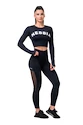 Leggings pour femme Nebbia  Mesh leggings high waist black XS