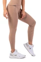 Leggings pour femme Nebbia  Organic Cotton Ribbed High Waist Leggings 405 brown