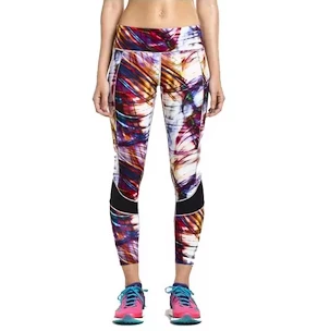 Leggings pour femme Saucony  Finishing Kick Crop Multi Print L