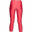 Leggings pour femme Under Armour HeatGear Ankle Crop Branded Pink