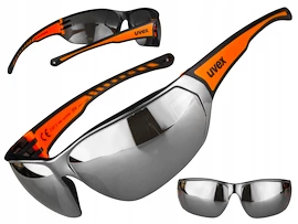 Lunettes de sport Uvex Sportstyle 204 Black/Orange UV